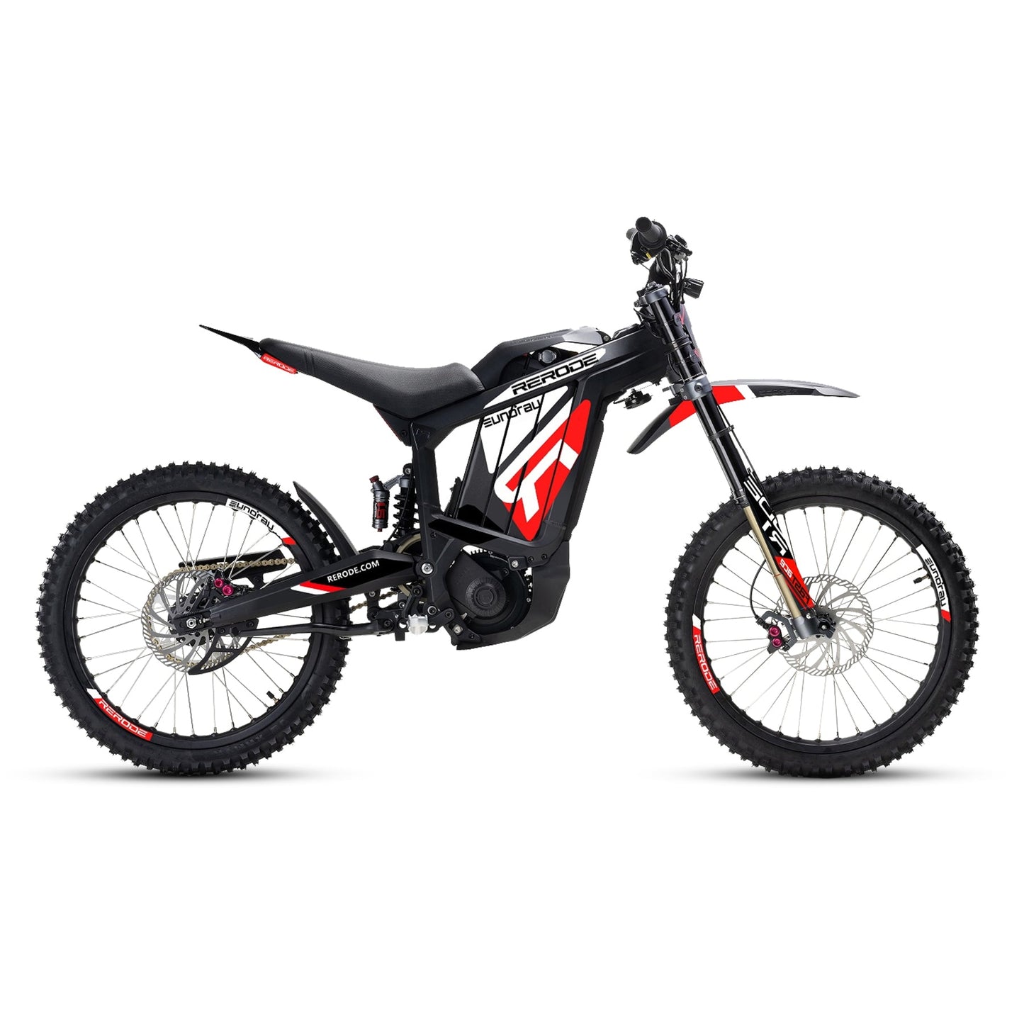 EUNORAU R1 55MPH 72V 4000W Full Suspension Electric Dirt Bike