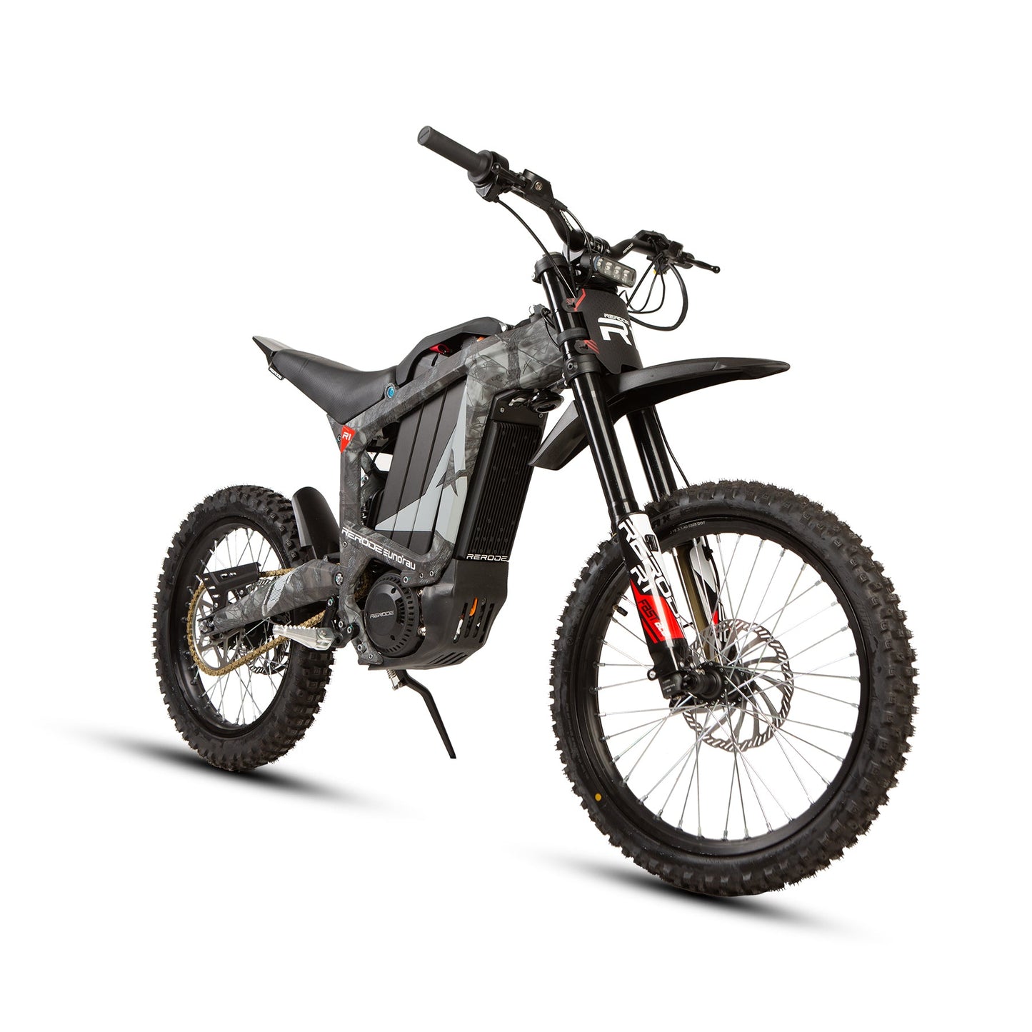 EUNORAU R1 55MPH 72V 4000W Full Suspension Electric Dirt Bike