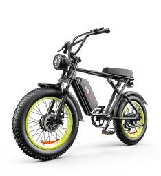 C91 Dual-Drive Electric Bike | 48V 2000W | Fat Tire | Cree8 Peace - Cree8 Peace-E bike_#original_value#-2000W