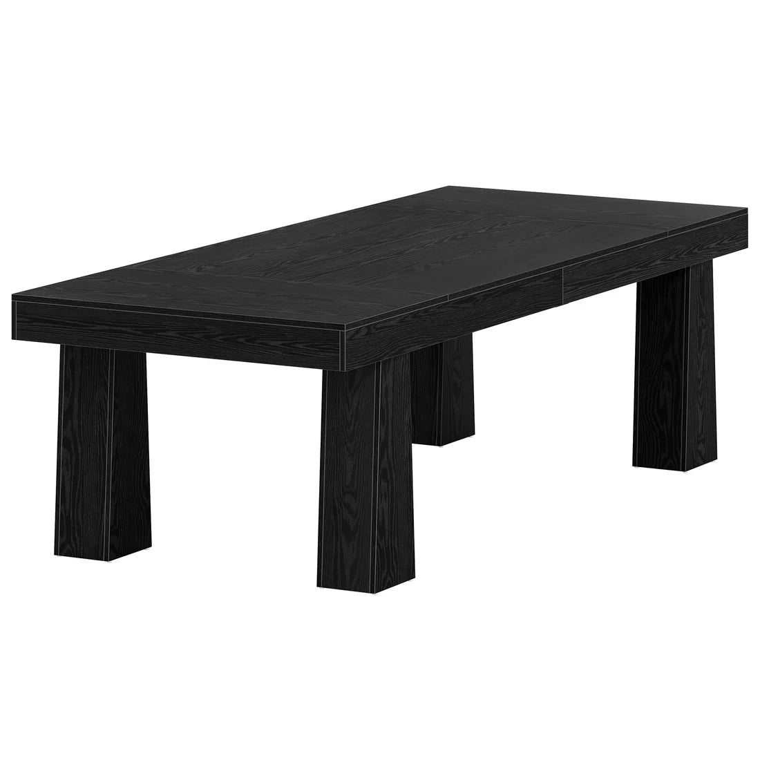 Black wooden table o