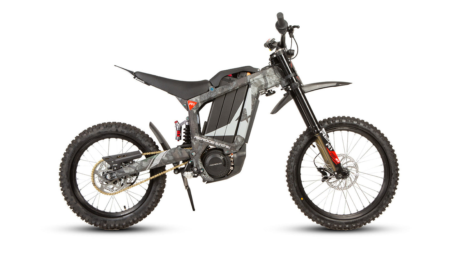 EUNORAU R1 55MPH 72V 4000W Full Suspension Electric Dirt Bike