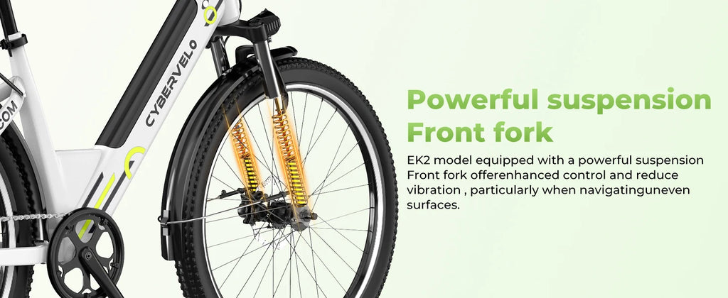 Cybervelo EK7 1000W Electric Bike | Shimano 7-Speed | 80+ Mile Range