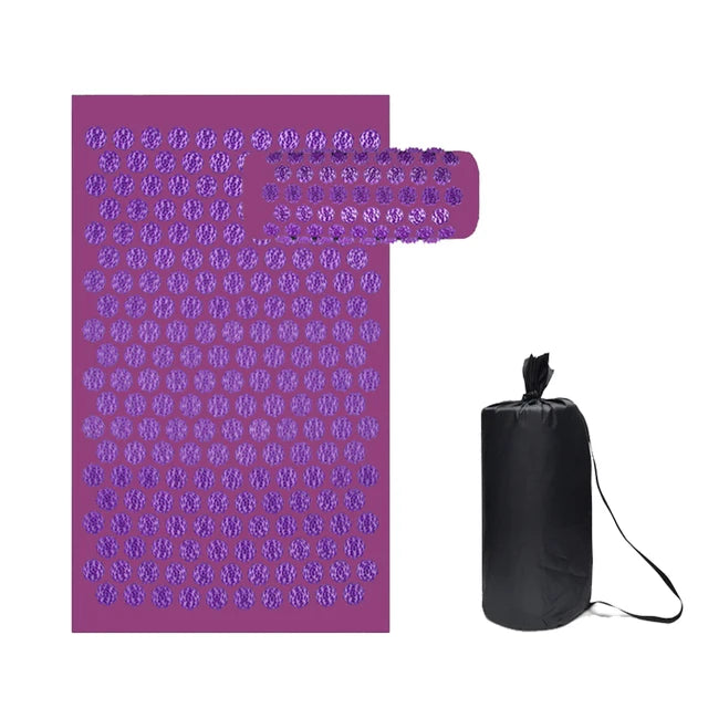 Acupressure Mat & Pillow Set | Tension Relief & Cortisol Reset for Better Sleep