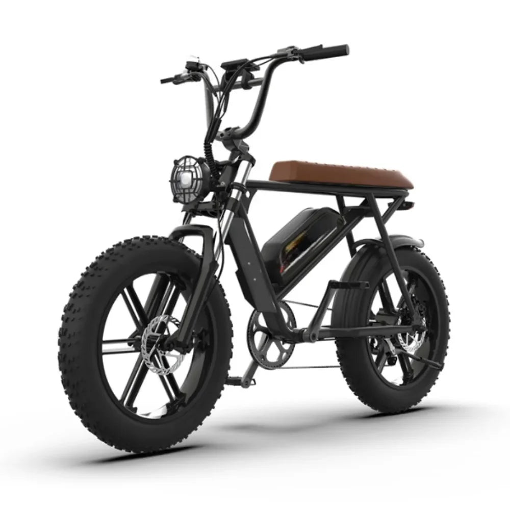 eBike Boys 750W Electric Bike | 28 MPH Fat Tire Cruiser | 48V 13Ah Lithium Battery | Aluminum Frame