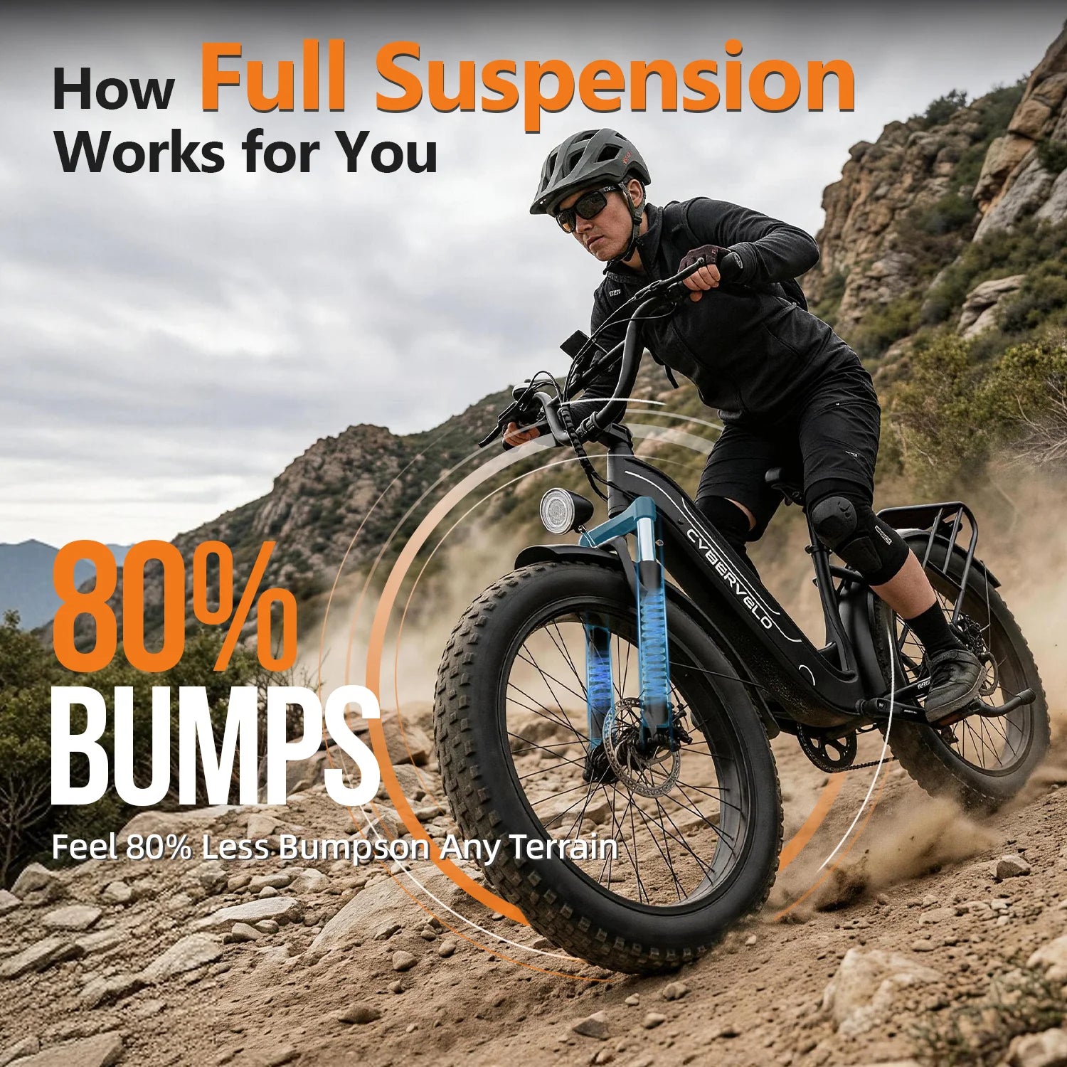 Cybervelo EK7 1000W Electric Bike | Shimano 7-Speed | 80+ Mile Range