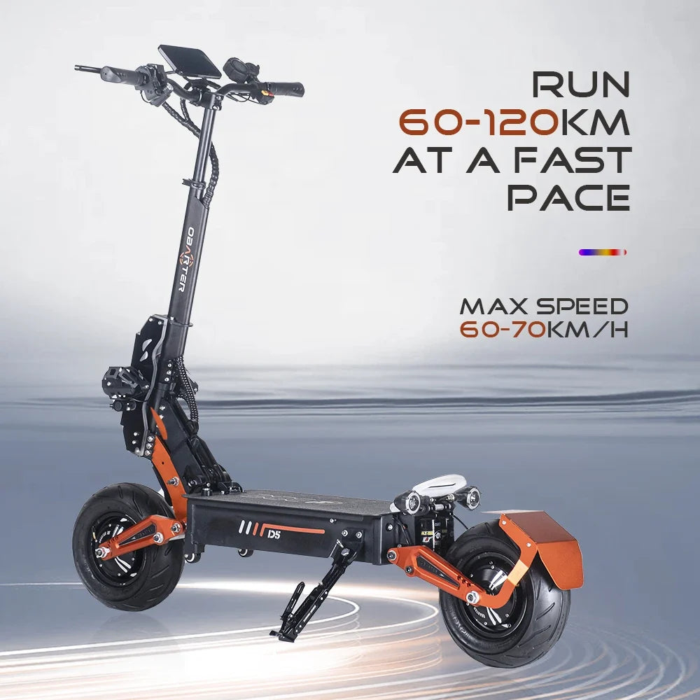 Obarter D5 Electric Scooter - 5000W, 70km/h Max Speed, Removable Battery