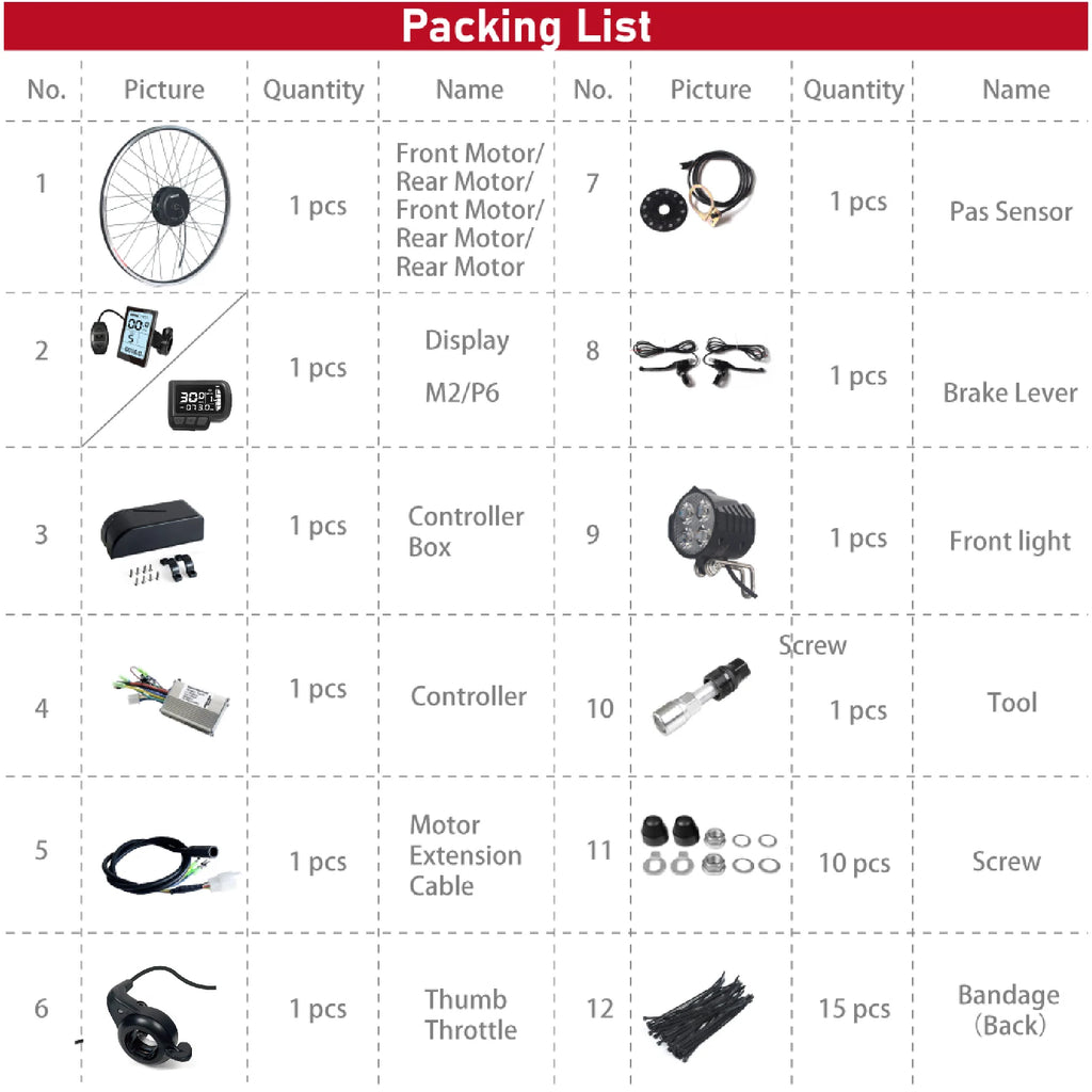 Ebike Motor Kit High Speed Brushless Gear Hub 36V 48V 350W 500W Electric Bike Conversion Front Cassette Rear With rim ZEMAKE