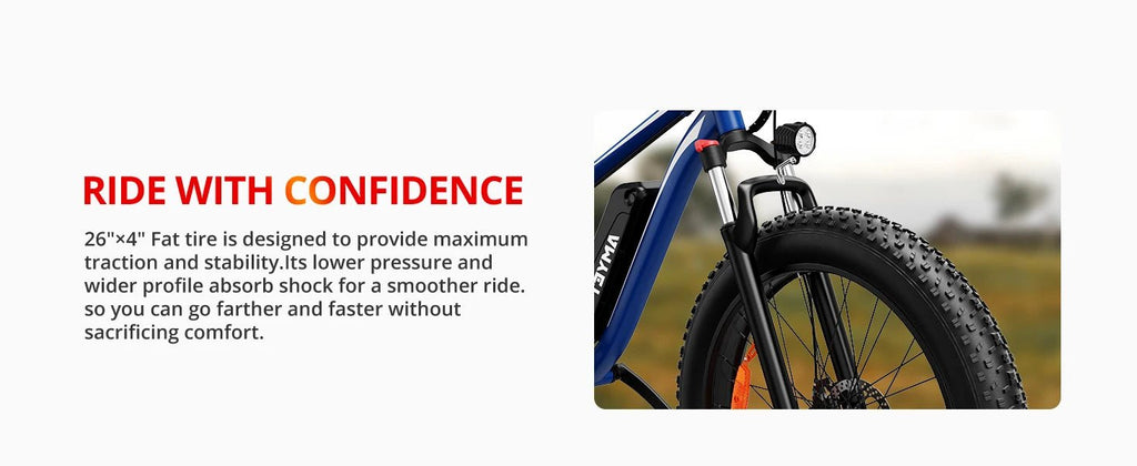 AMYET EB26 1500W Fat Tire Electric Bike | 720Wh | 28 MPH | Mountain Dirt Ebike - Cree8 Peace - Electric Bike_AMYET EB26 1500W Fat Tire Electric Bike | 720Wh | 28 MPH | Mountain Dirt Ebike - 1500W ebike
