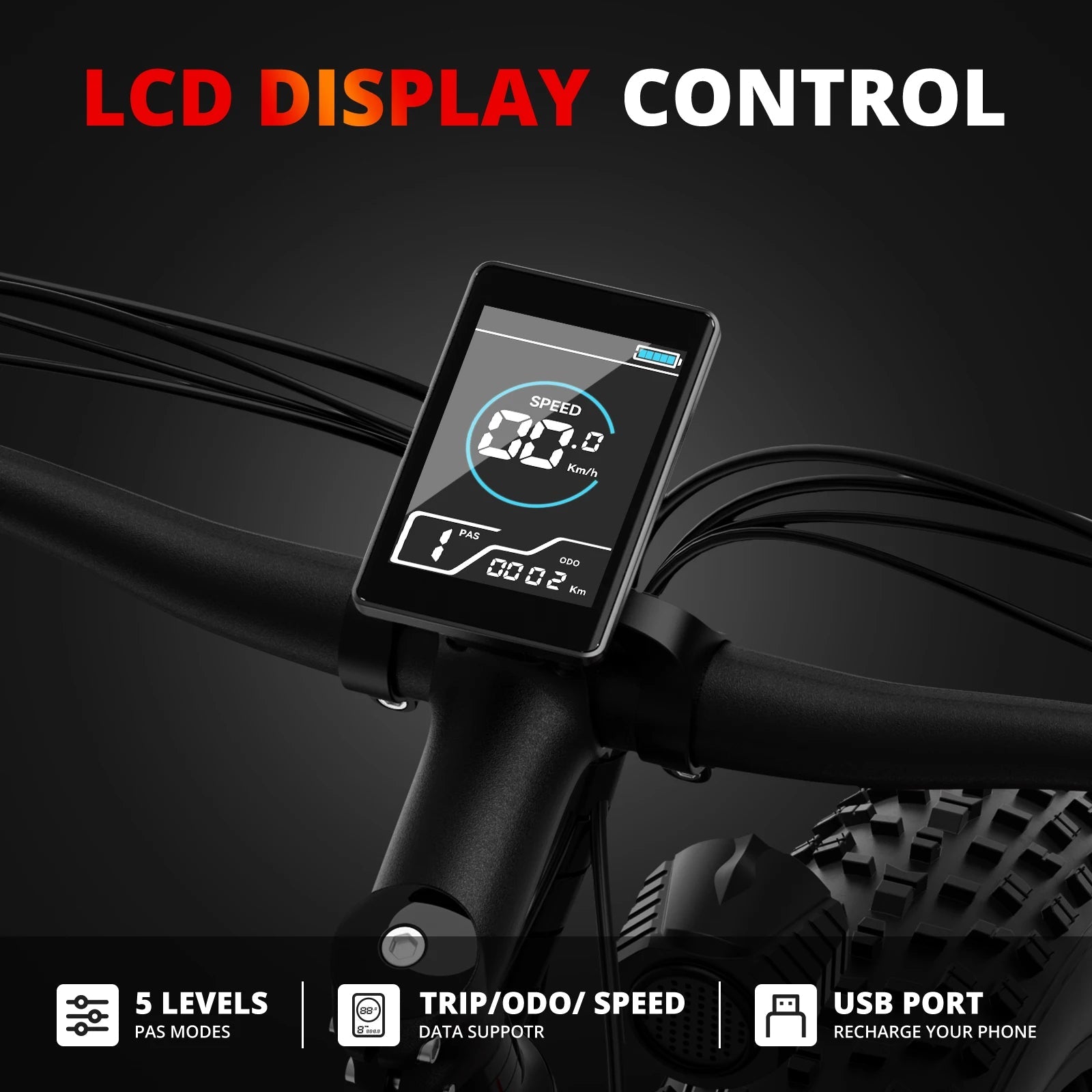 AMYET EB26 1500W Fat Tire Electric Bike | 720Wh | 28 MPH | Mountain Dirt Ebike - Cree8 Peace - Electric Bike_AMYET EB26 1500W Fat Tire Electric Bike | 720Wh | 28 MPH | Mountain Dirt Ebike - 1500W ebike