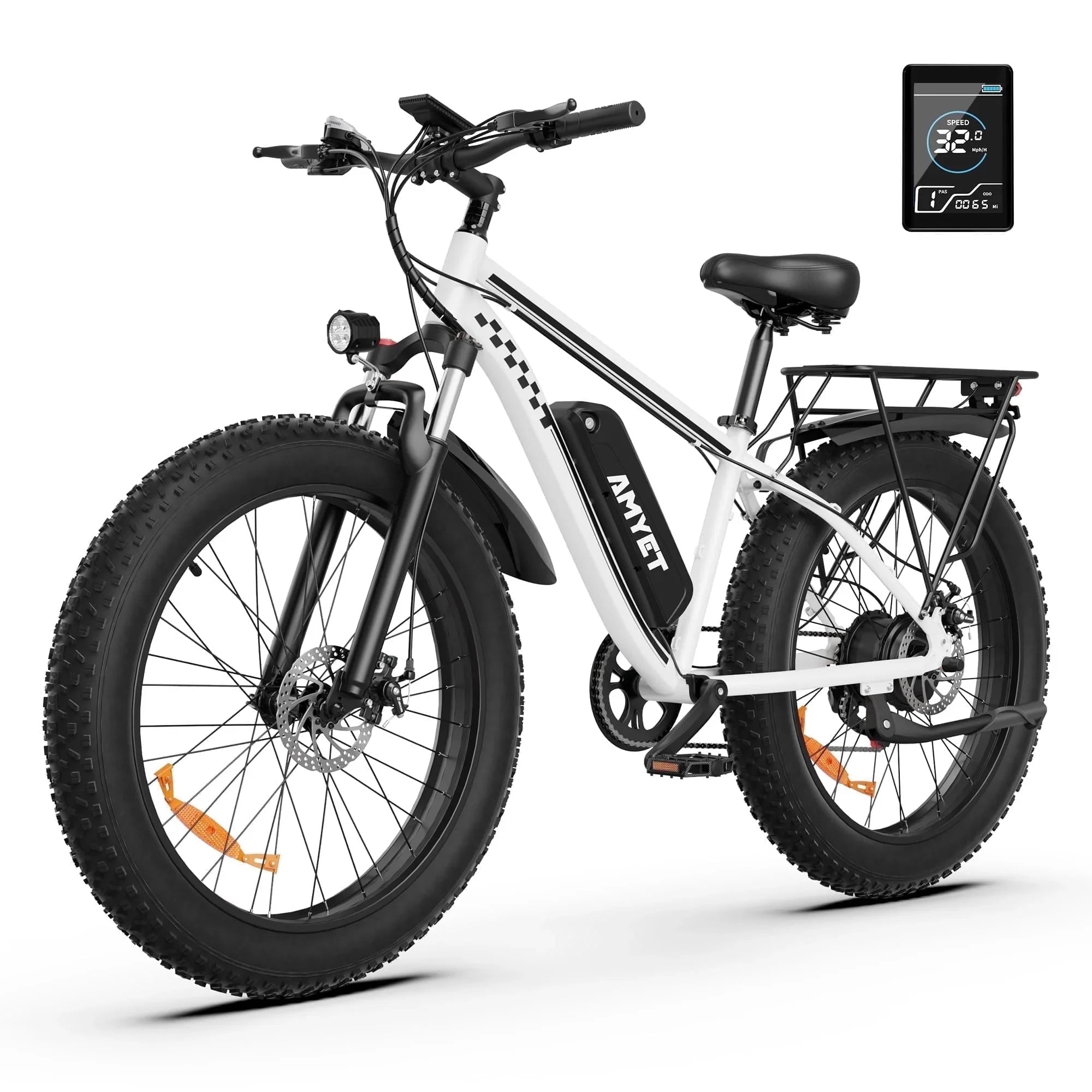 AMYET EB26 1500W Fat Tire Electric Bike | 720Wh | 28 MPH | Mountain Dirt Ebike - Cree8 Peace - Electric Bike_AMYET EB26 1500W Fat Tire Electric Bike | 720Wh | 28 MPH | Mountain Dirt Ebike - 1500W ebike