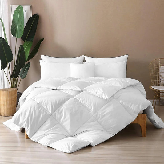 Bamboo Cooling Duvet Comforter | All Season & Lightweight | Full Queen King Cal King