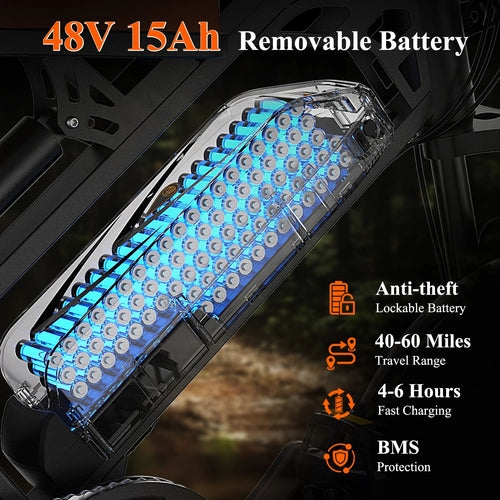 Bodywel M16 1500W All - Terrain Electric Bike | 48V 15Ah | Urban & Mountain Off - Road Ebike - Cree8 Peace - Electric Bike_Bodywel M16 1500W All - Terrain Electric Bike | 48V 15Ah | Urban & Mountain Off - Road Ebike - 1500W ebike