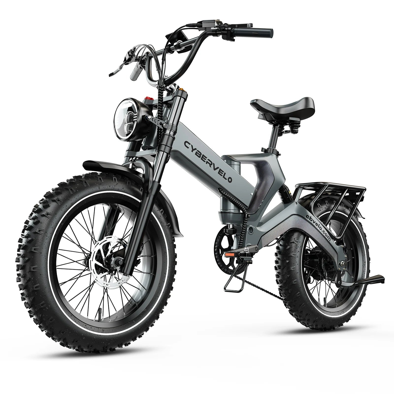 Cybervelo EK6 2000W Foldable Fat Tire Electric Bike | 35+ MPH | 100+ Mile Range - Cree8 Peace - Electric Bike_Cybervelo EK6 2000W Foldable Fat Tire Electric Bike | 35+ MPH | 100+ Mile Range - 2000W ebike