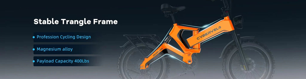 Cybervelo EK6 2000W Foldable Fat Tire Electric Bike | 35+ MPH | 100+ Mile Range - Cree8 Peace - Electric Bike_Cybervelo EK6 2000W Foldable Fat Tire Electric Bike | 35+ MPH | 100+ Mile Range - 2000W ebike