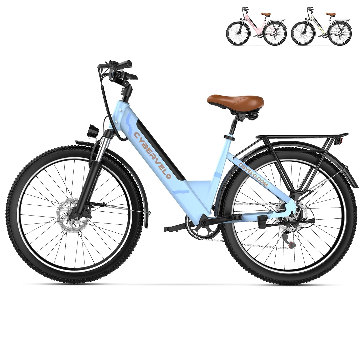 Cybervelo EK7 1000W Electric Bike | Shimano 7 - Speed | 80+ Mile Range - Cree8 Peace - Electric Bike_Cybervelo EK7 1000W Electric Bike | Shimano 7 - Speed | 80+ Mile Range - 1000W ebike