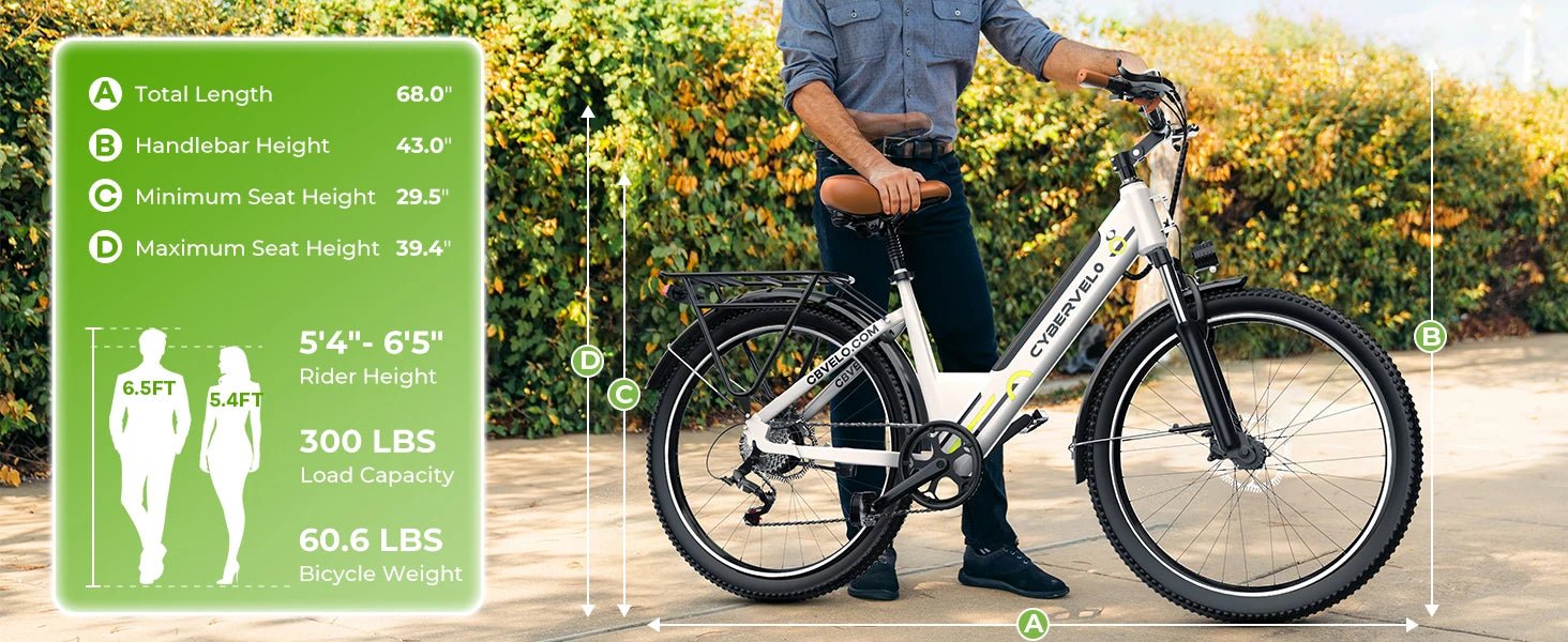 Cybervelo EK7 1000W Electric Bike | Shimano 7 - Speed | 80+ Mile Range - Cree8 Peace - Electric Bike_Cybervelo EK7 1000W Electric Bike | Shimano 7 - Speed | 80+ Mile Range - 1000W ebike