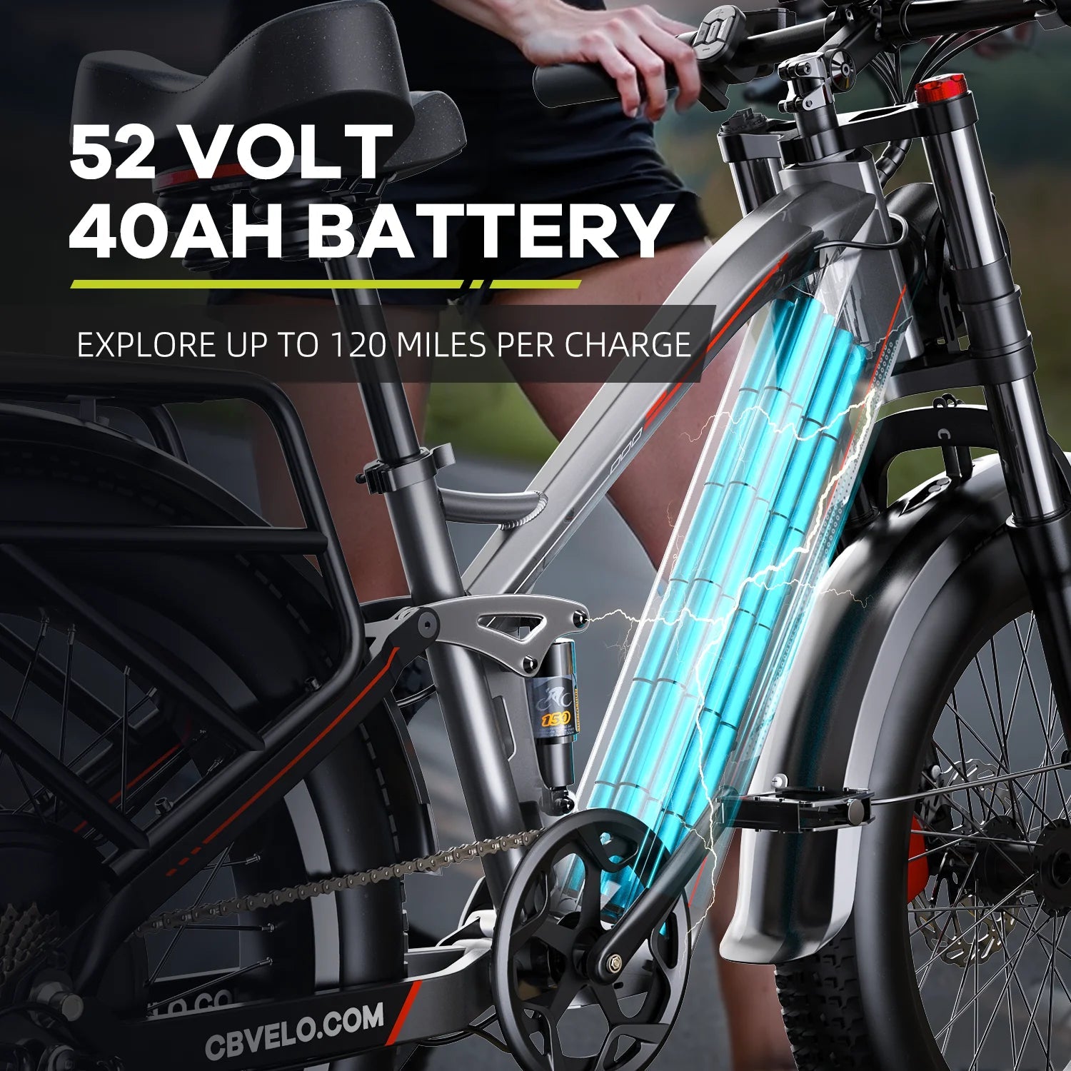 Cybervelo EK9 5000W Fat Tire Electric Bike | 100 - Mile Range | Off - Road Ebike - Cree8 Peace - Electric Bike_Cybervelo EK9 5000W Fat Tire Electric Bike | 100 - Mile Range | Off - Road Ebike - 5000W ebike