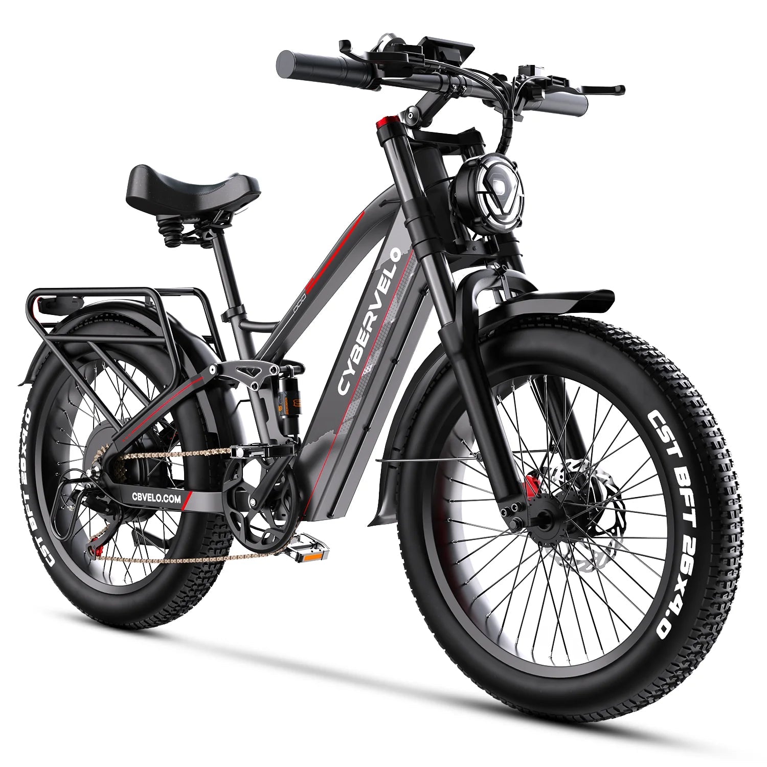 Cybervelo EK9 5000W Fat Tire Electric Bike | 100 - Mile Range | Off - Road Ebike - Cree8 Peace - Electric Bike_Cybervelo EK9 5000W Fat Tire Electric Bike | 100 - Mile Range | Off - Road Ebike - 5000W ebike