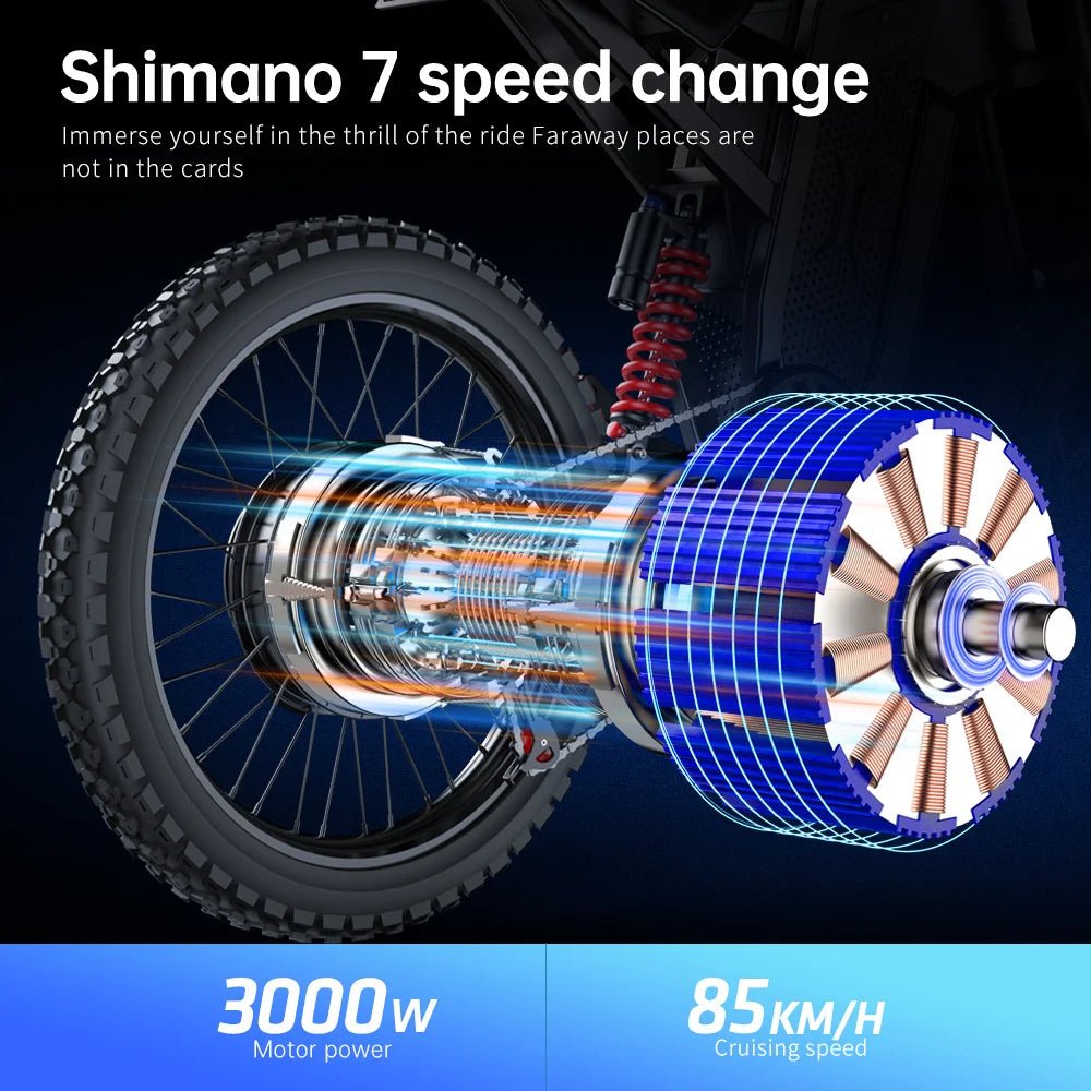 EKX X21 Max Electric Motorcycles 6000W Brushless Gearless Motors 60V30AH Lithium Battery Speed 85Kmh Adult Off Road MTB Ebike - Cree8 Peace - Electric Bike_EKX X21 Max Electric Motorcycles 6000W Brushless Gearless Motors 60V30AH Lithium Battery Speed 85Kmh Adult Off Road MTB Ebike - 