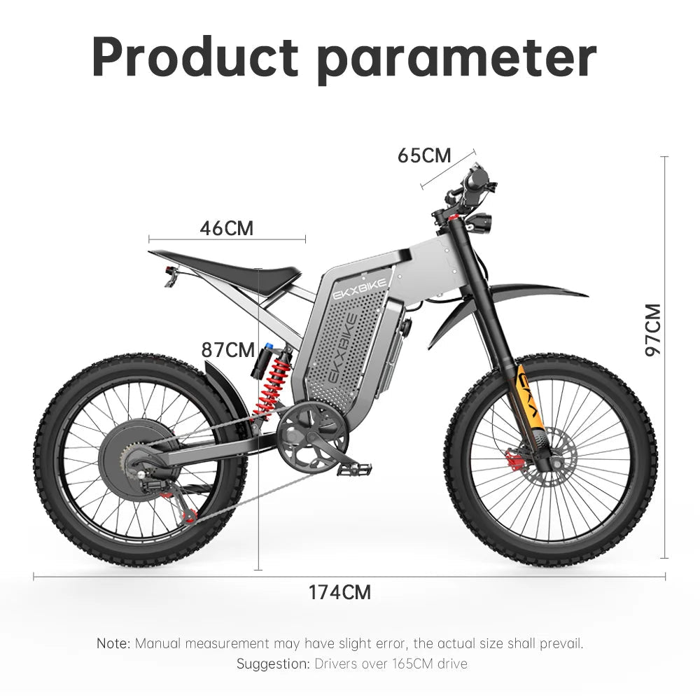 EKX X21 Max Off - Road Electric Bike | 3000W | 60V 30Ah | 53 mph | Cree8 Peace - Cree8 Peace - Electric Bike_EKX X21 Max Off - Road Electric Bike | 3000W | 60V 30Ah | 53 mph | Cree8 Peace - 3000W