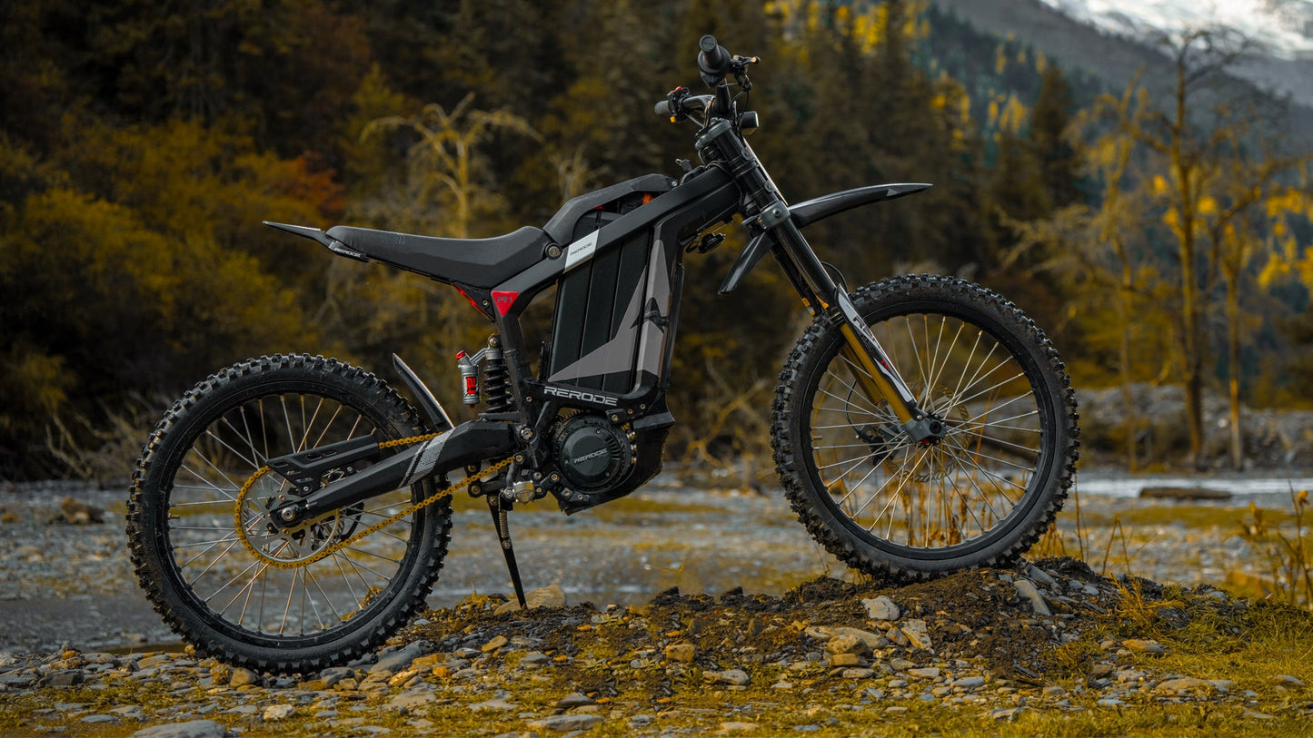 EUNORAU R1 55MPH 72V 4000W Full Suspension Electric Dirt Bike