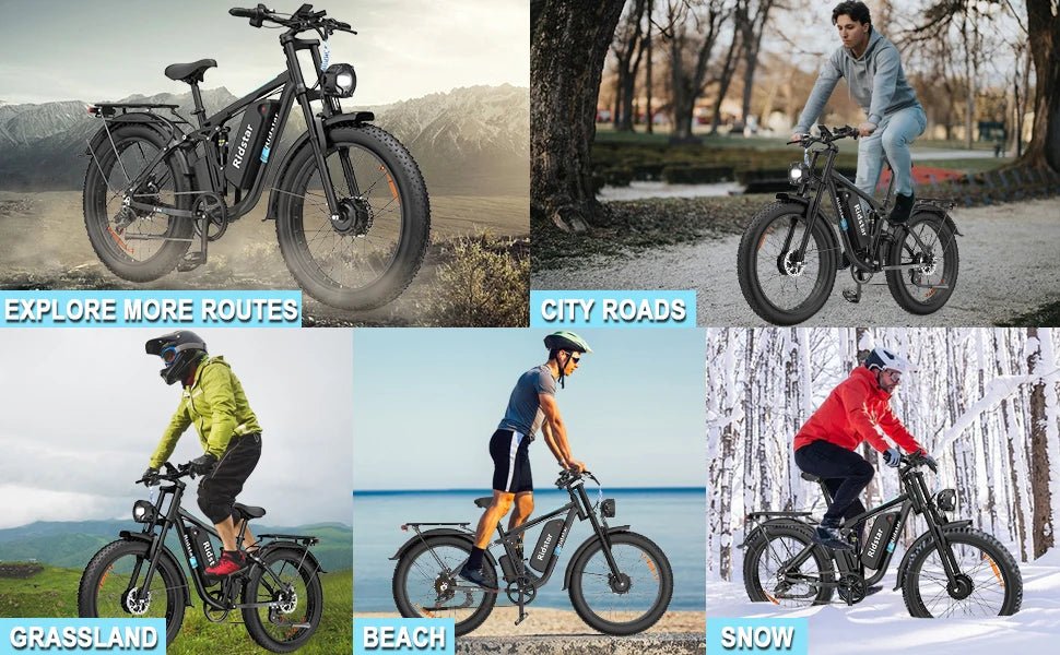 Ridstar 2000W Dual Motor Electric Bike | 48V 23Ah | Full Suspension Fat Tire MTB Ebike - Cree8 Peace - Electric Bike_Ridstar 2000W Dual Motor Electric Bike | 48V 23Ah | Full Suspension Fat Tire MTB Ebike - dual motor ebike