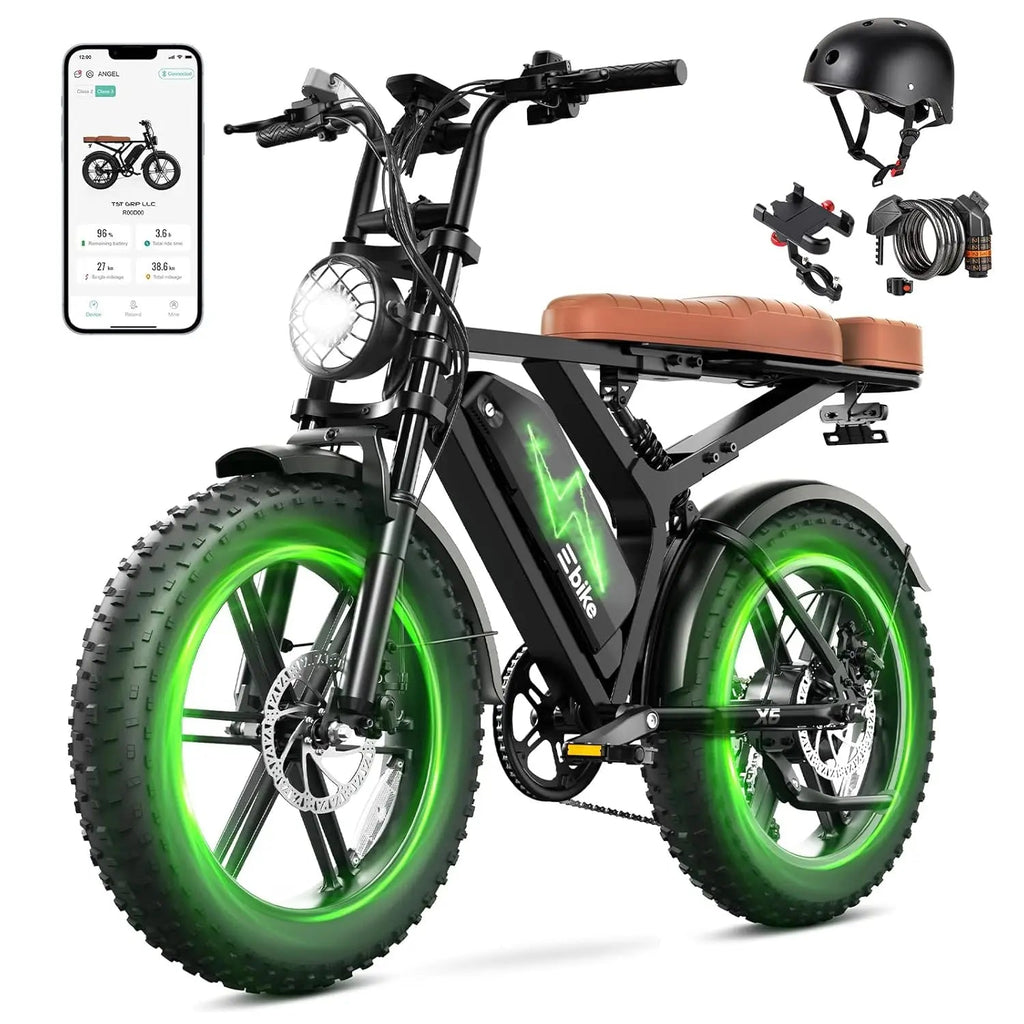 SISIAGD 1500W Electric Bike for Adults | 48V 15 - 30Ah | 60 - 100 Mile Range | 7 - Speed Ebike - Cree8 Peace - Electric Bike_SISIAGD 1500W Electric Bike for Adults | 48V 15 - 30Ah | 60 - 100 Mile Range | 7 - Speed Ebike - 1500W ebike