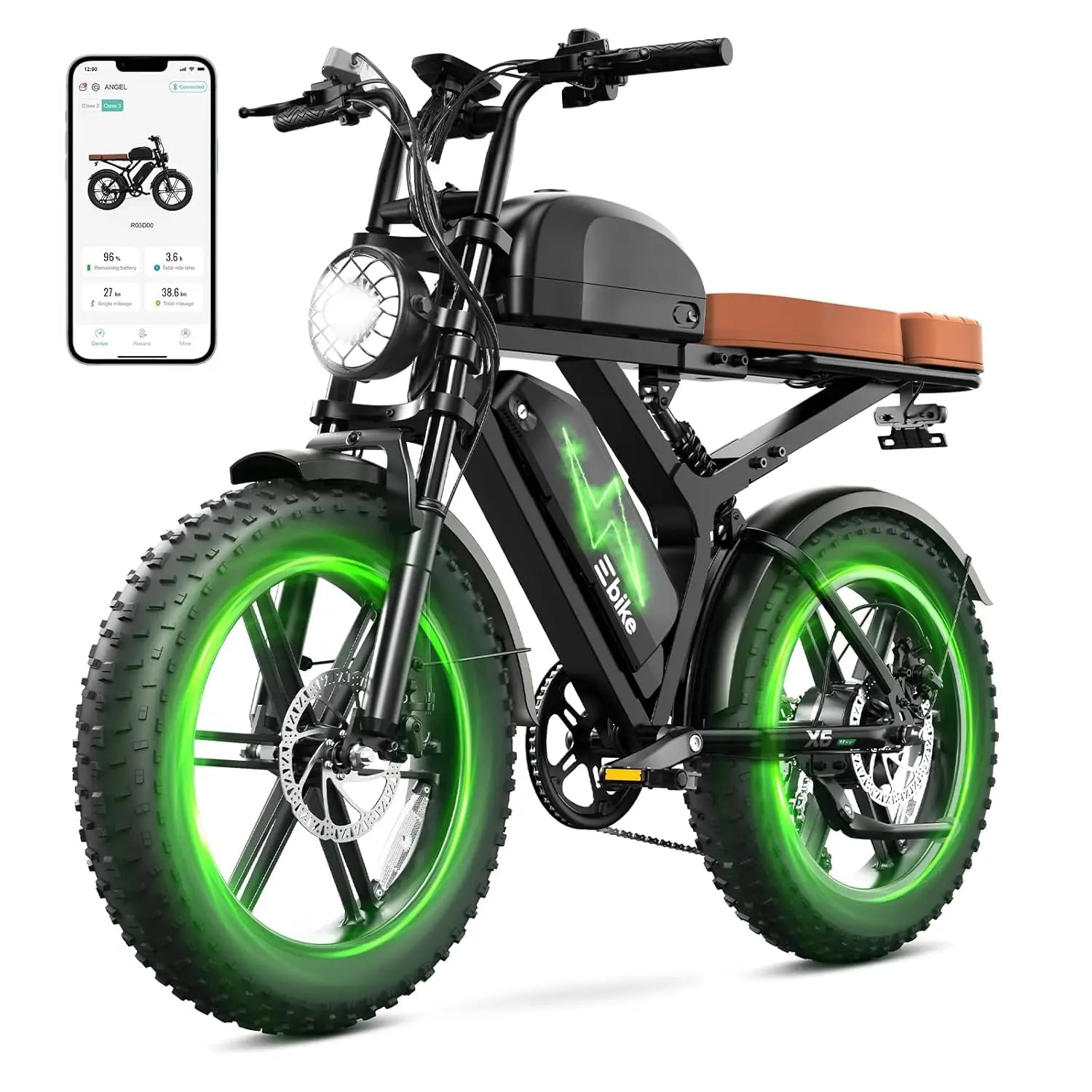 SISIAGD 1500W Electric Bike for Adults | 48V 15 - 30Ah | 60 - 100 Mile Range | 7 - Speed Ebike - Cree8 Peace - Electric Bike_SISIAGD 1500W Electric Bike for Adults | 48V 15 - 30Ah | 60 - 100 Mile Range | 7 - Speed Ebike - 1500W ebike