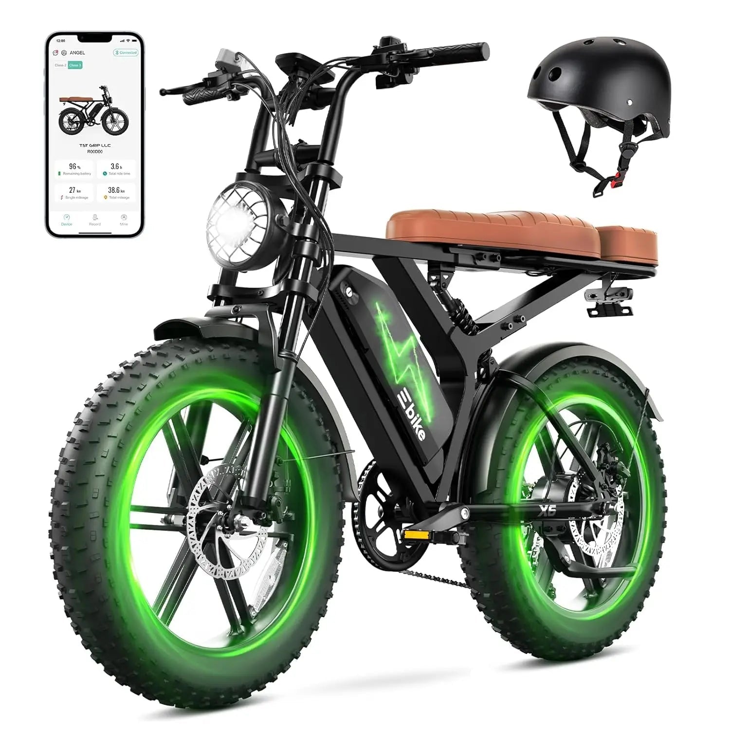 SISIAGD 1500W Electric Bike for Adults | 48V 15 - 30Ah | 60 - 100 Mile Range | 7 - Speed Ebike - Cree8 Peace - Electric Bike_SISIAGD 1500W Electric Bike for Adults | 48V 15 - 30Ah | 60 - 100 Mile Range | 7 - Speed Ebike - 1500W ebike